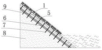 一种斜坡式生态护岸模块结构的制作方法与工艺