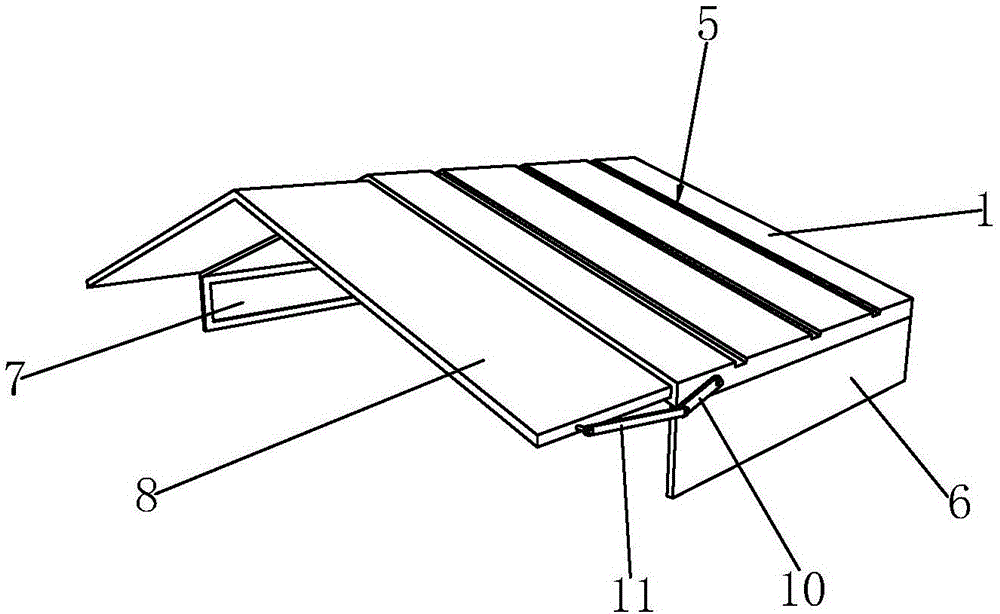 一种用于古建筑廊桥的挡雨架的制作方法与工艺