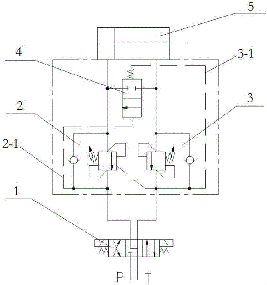 差動式伸縮系統(tǒng)液壓回路及使用該回路的高空作業(yè)平臺的制作方法與工藝