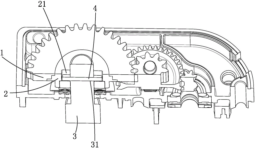 电动推杆的齿轮系统结构及电动推杆的制作方法与工艺