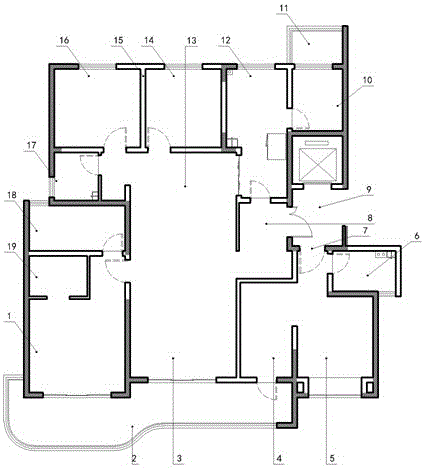 一種可變空間戶型的制作方法與工藝