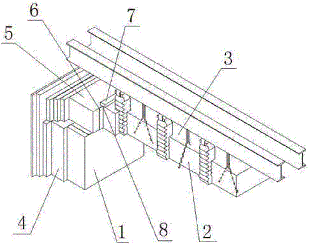 一种铝反射炉炉顶与炉墙的交接结构的制作方法与工艺