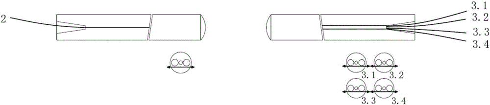 1×4机械式T型保偏光开关结构的制作方法与工艺