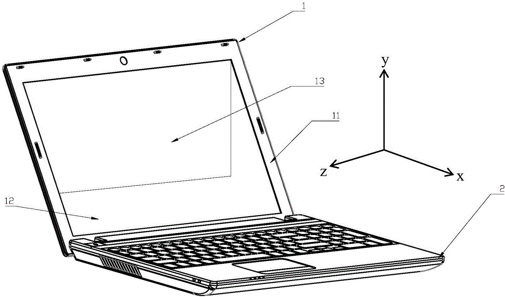 显示角度调整装置及笔记本电脑的制作方法