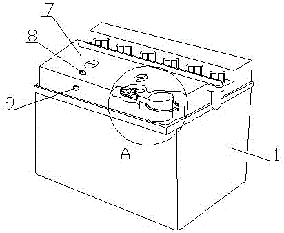 自彈壓力接線口蓄電池的制作方法與工藝