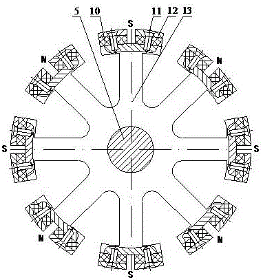 電動(dòng)汽車(chē)電磁與永磁組合式磁極驅(qū)動(dòng)電機(jī)的制作方法與工藝