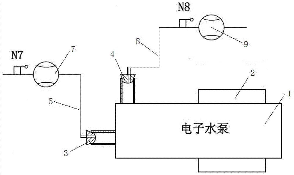 電動(dòng)汽車電子水泵漏壓檢測(cè)裝置及采用該裝置的檢測(cè)方法與流程