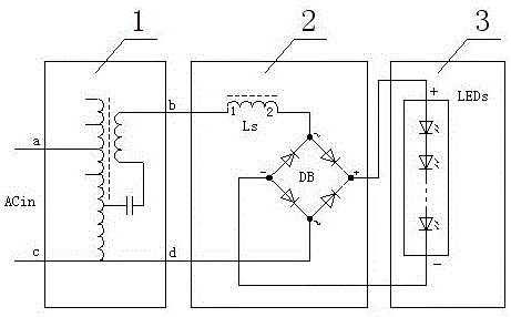 LED燈替換高強度氣體放電燈的驅(qū)動電路的制作方法與工藝