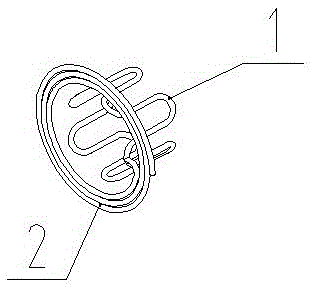 电缆连接器屏蔽圈弹簧的制作方法与工艺