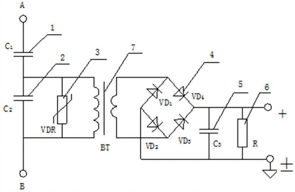 一種用于高壓電能表的供電電路的制作方法與工藝