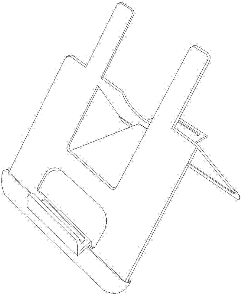 一种卡片式手机支架的制作方法
