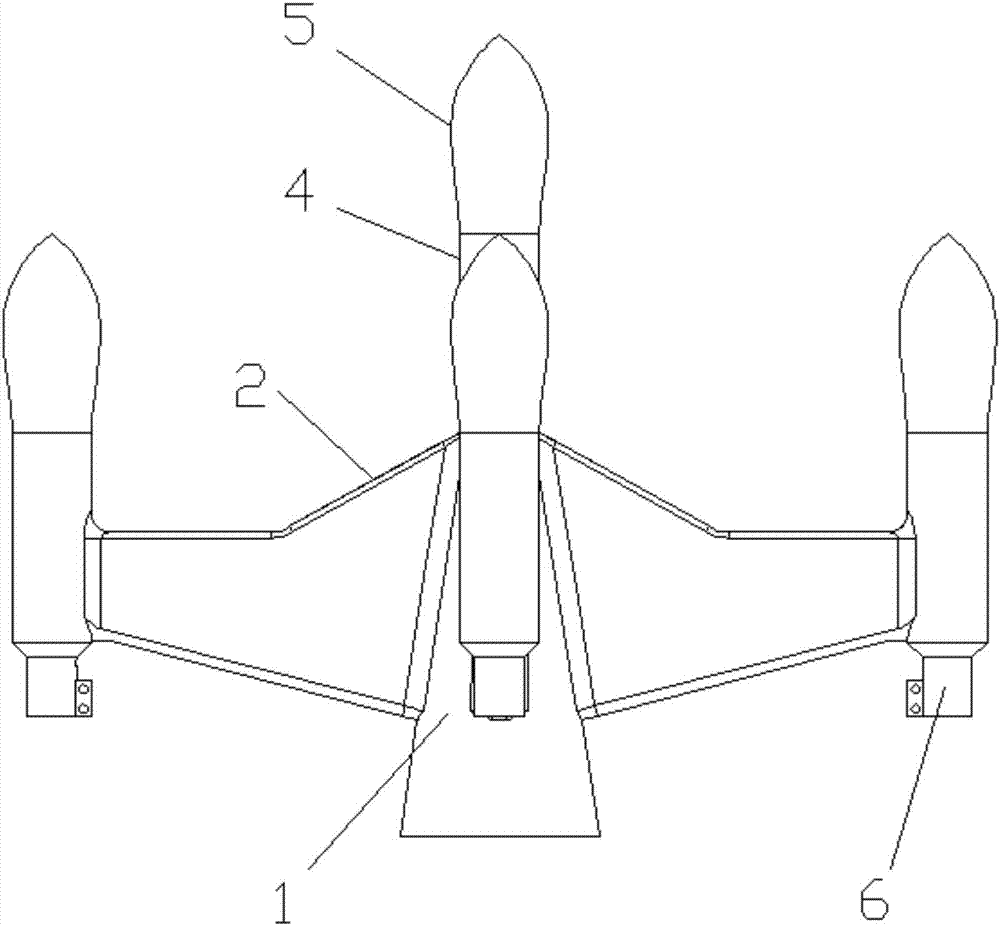 一种轴对称涵道的无人机交叉飞翼组件的制作方法与工艺