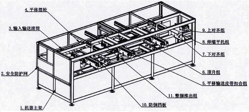 轻钢龙骨自动化码捆胶带缠绕包装设备的制作方法与工艺