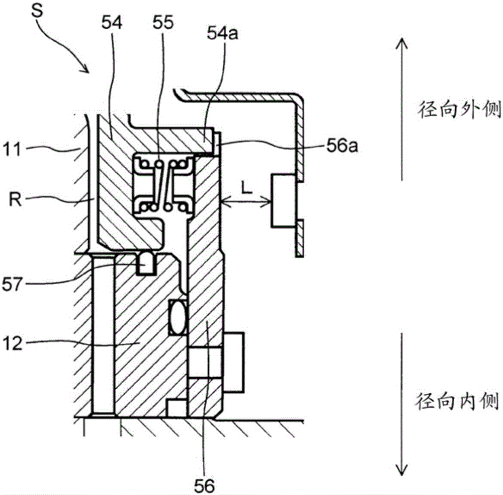 鎖止離合器用活塞的止轉(zhuǎn)構(gòu)造的制作方法與工藝