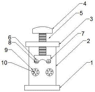 一种电机转子轴向跳动检测夹持装置的制作方法