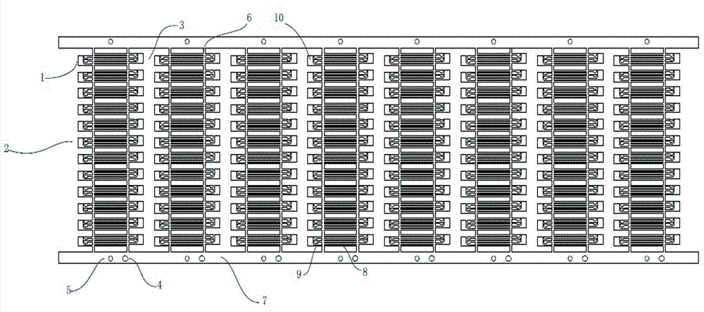 一種矩陣式排列的微電子封裝引線框架的制作方法與工藝