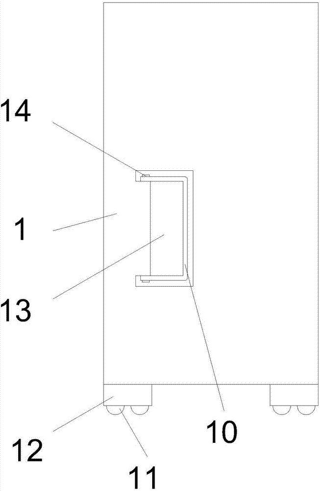 一種移動(dòng)式低壓配電柜安裝結(jié)構(gòu)的制作方法與工藝