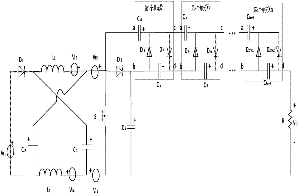 一種基于開(kāi)關(guān)電容單元的多輸入高增益Z源變換器的制作方法與工藝