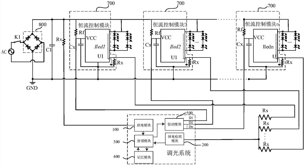 調(diào)光電路及調(diào)光系統(tǒng)的制作方法與工藝