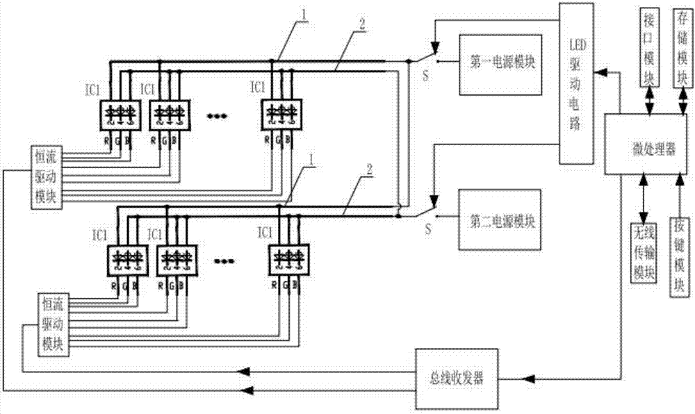 雙電源供電的LED顯示模組及LED顯示屏的制作方法與工藝