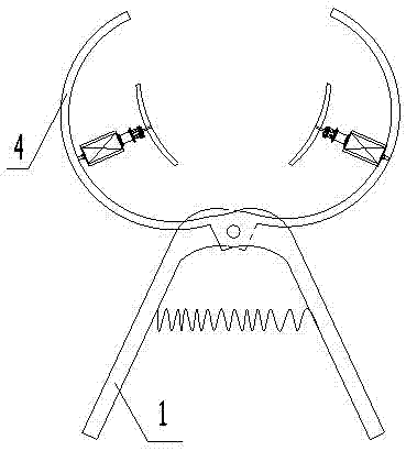 人工輔助手持式推拉電磁鐵變徑枝條夾持電動香梨環(huán)剝器的制作方法與工藝