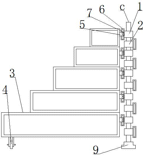 扇形旋转置物架的制作方法与工艺