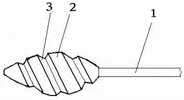 一種螺紋棉簽的制作方法與工藝