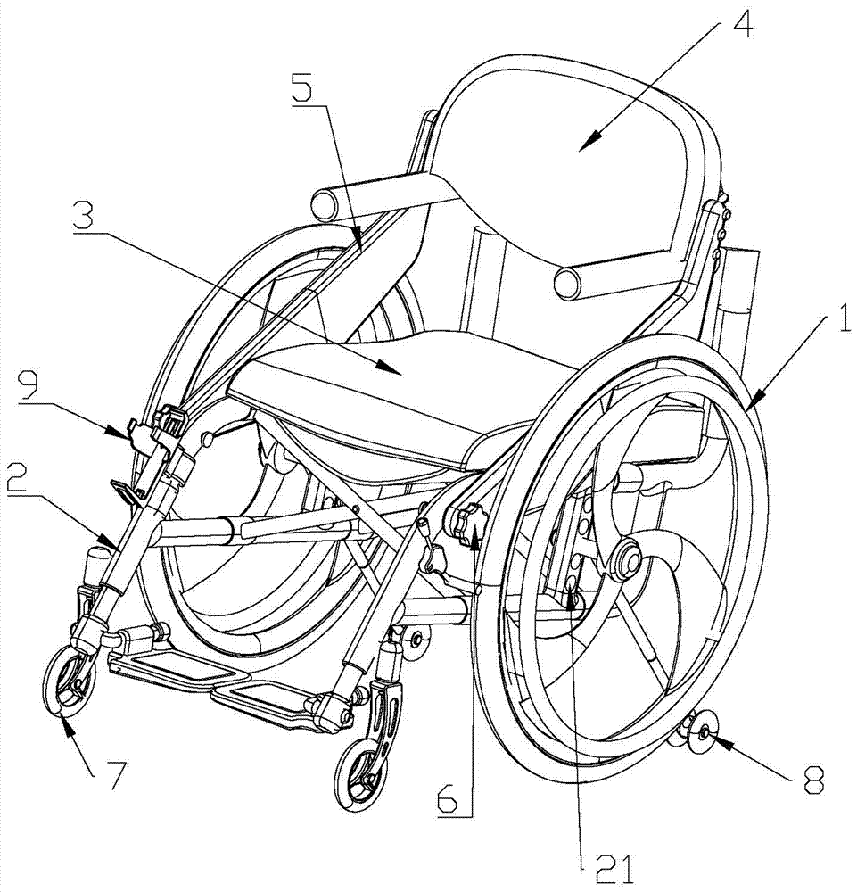 一种适合家用的轮椅的制作方法与工艺