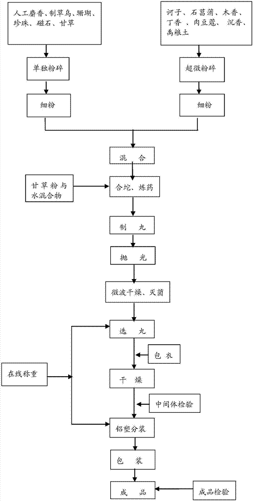 一種丸劑藥生產(chǎn)工藝及全自動生產(chǎn)線的制作方法與工藝