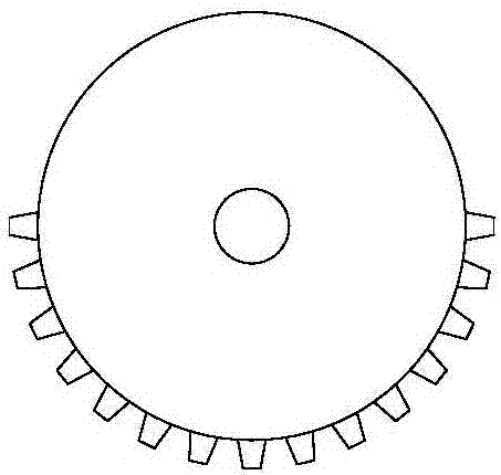 一種針對兩側(cè)通行標(biāo)識牌上箭頭的劃線施工車的制作方法與工藝