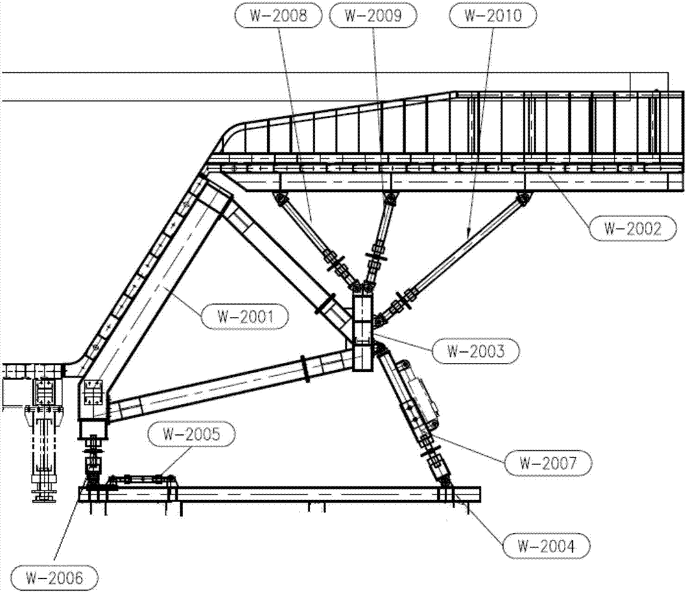 可调节模板支撑滑动轨道及模板开合方法与流程