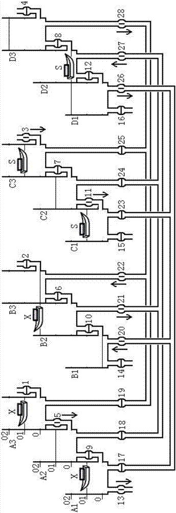 三级四线二分之一互补省水船闸的制作方法与工艺