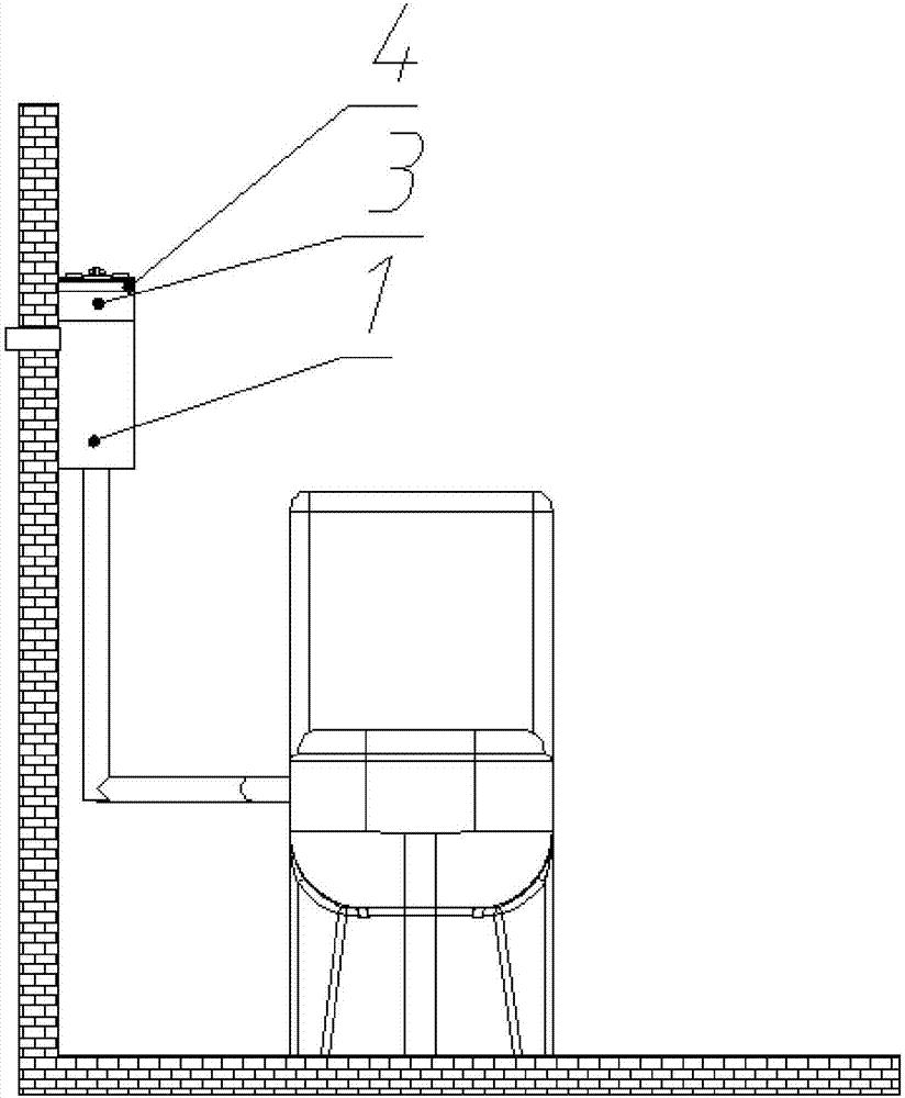 帶導(dǎo)風(fēng)板的雙風(fēng)機(jī)馬桶除臭裝置的制作方法