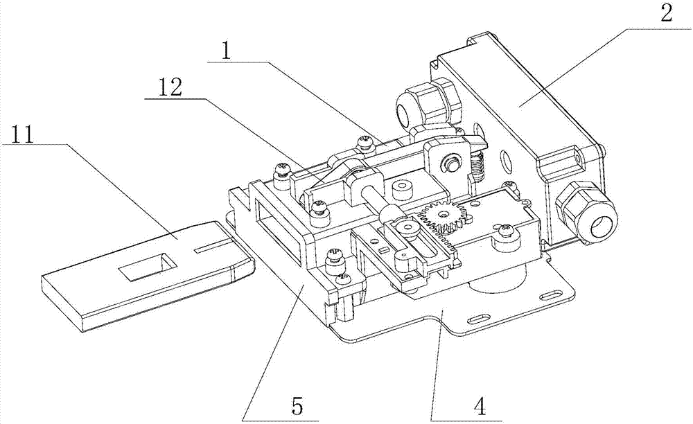 公共自行車一體式插板鎖具的制作方法與工藝