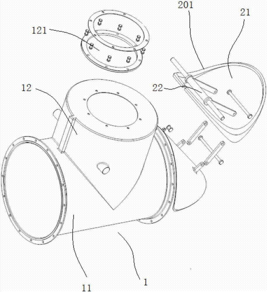 一種圓形無阻力閥門的制作方法與工藝