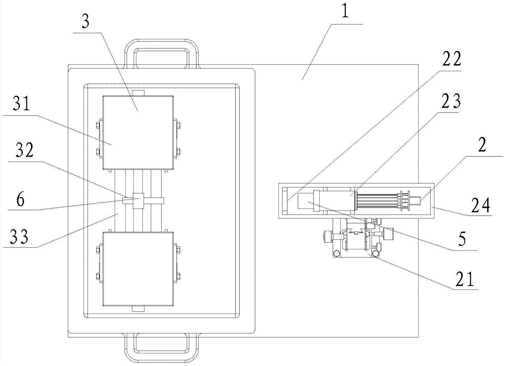 一种用于测量晶体本征分辨率的实验装置的制作方法