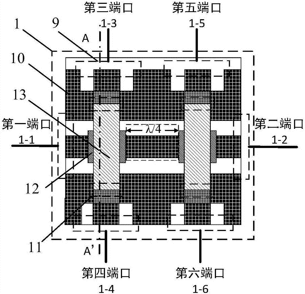 固支梁T型结间接加热在线式未知频率微波相位检测器的制作方法与工艺