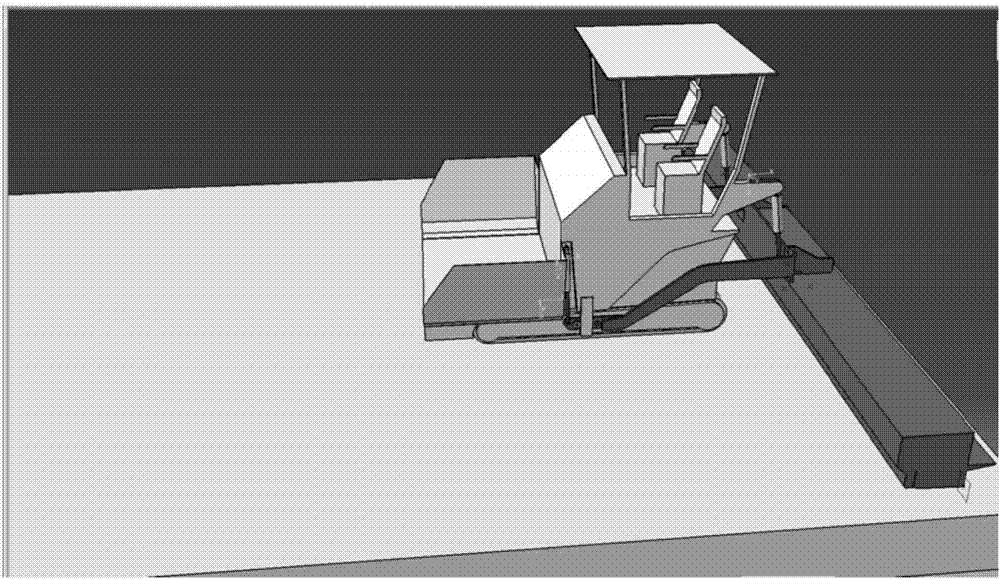 一種攤鋪機(jī)自動(dòng)找平系統(tǒng)仿真建模方法與流程