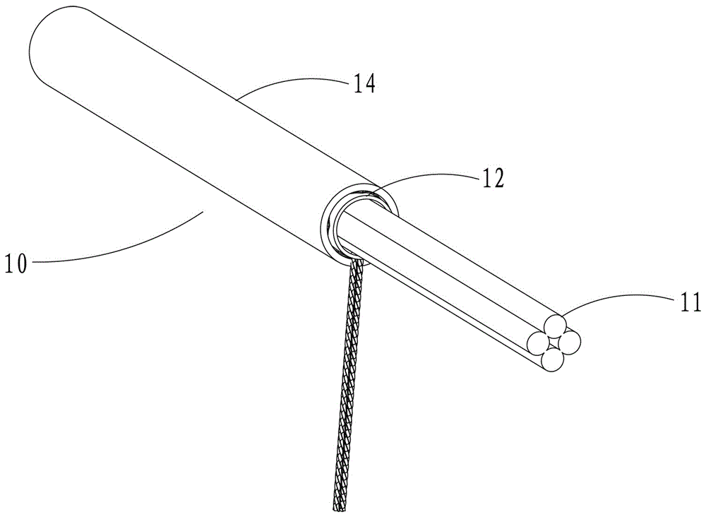 一种电弧熔切线缆中金属箔屏蔽层的方法及装置与流程