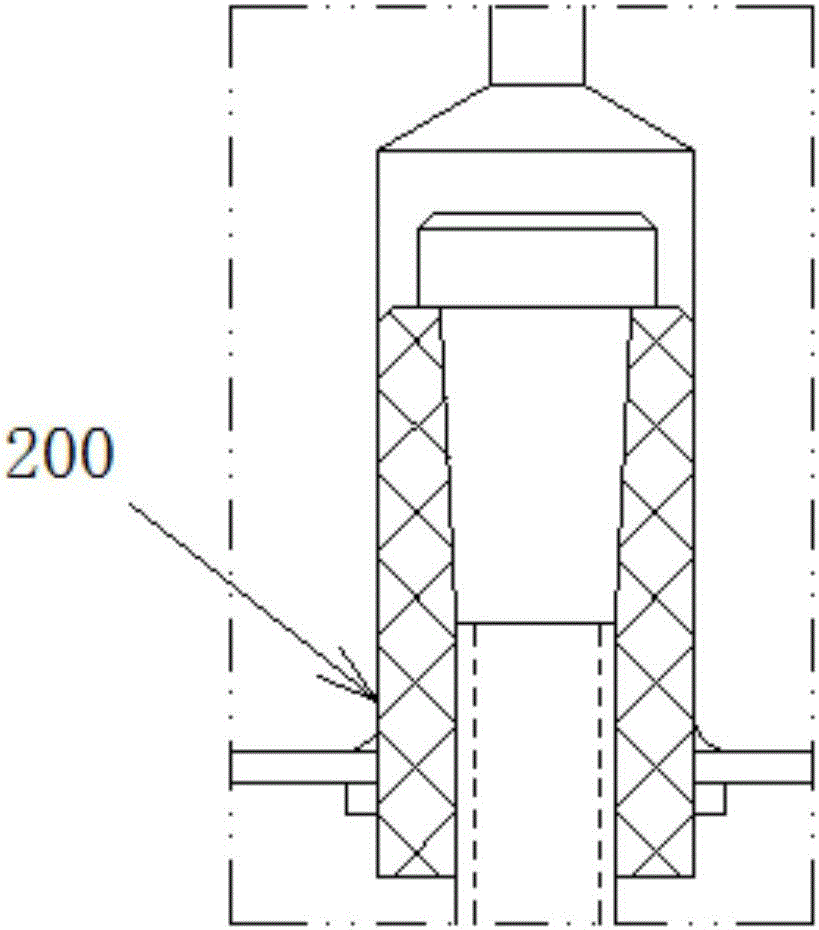 飞型十字架模具开模装置的制作方法