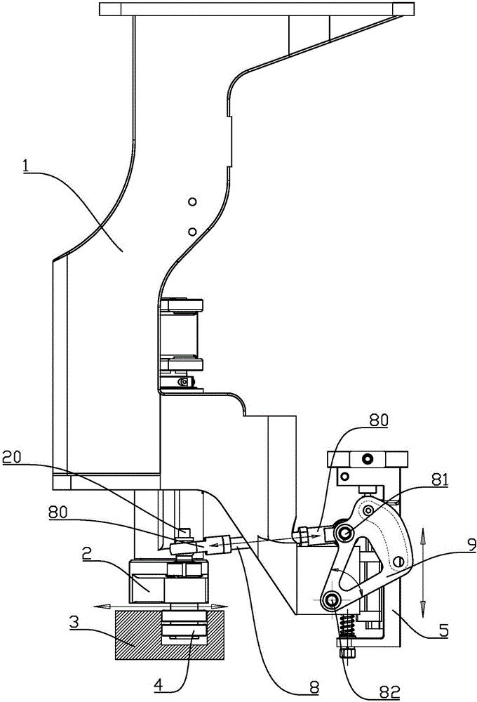旋转式吹瓶机模架底模运动控制机构的制作方法与工艺