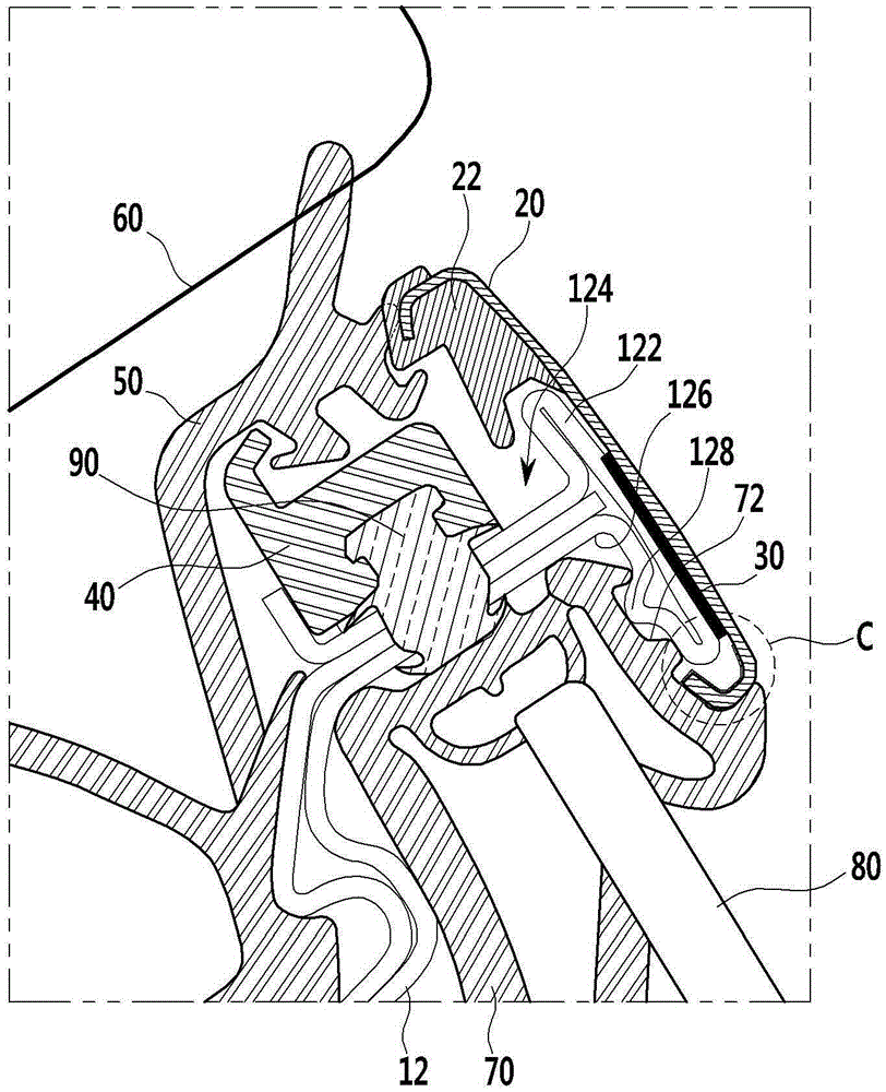 車門模制結構的制作方法與工藝