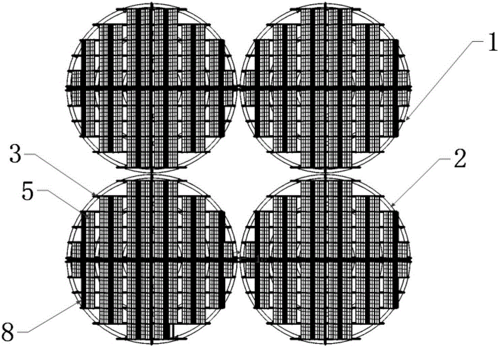 環(huán)形浮管式水面光伏發(fā)電系統(tǒng)及安裝方法與流程