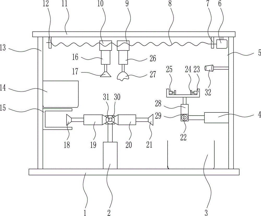 一種生產(chǎn)用電子通訊手機(jī)高效貼膜裝置的制作方法