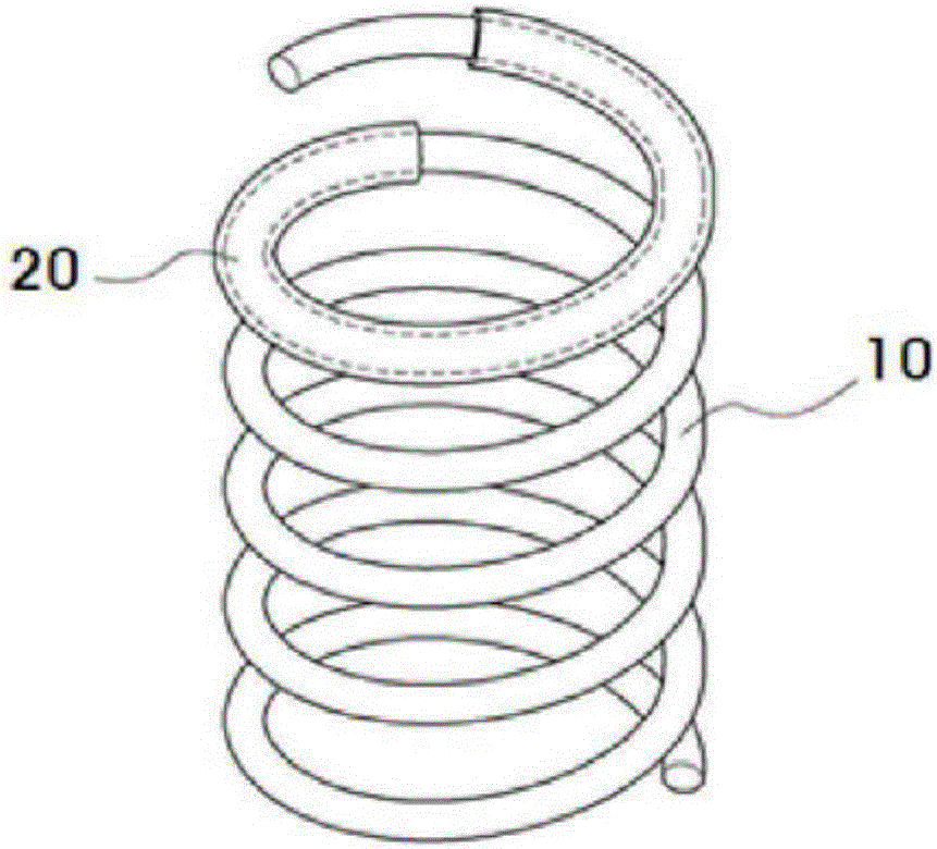 用于螺旋弹簧的保护管及其制造方法与流程