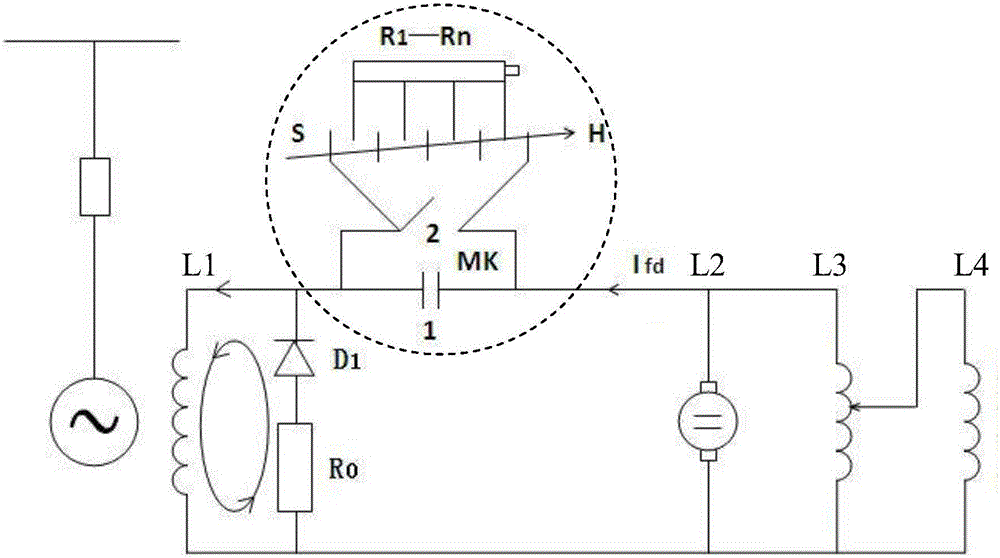 一種改進的發(fā)電機用帶滅弧柵的滅磁回路的制作方法與工藝