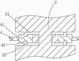 一种防止灰尘进入滑槽的窗框的制作方法与工艺