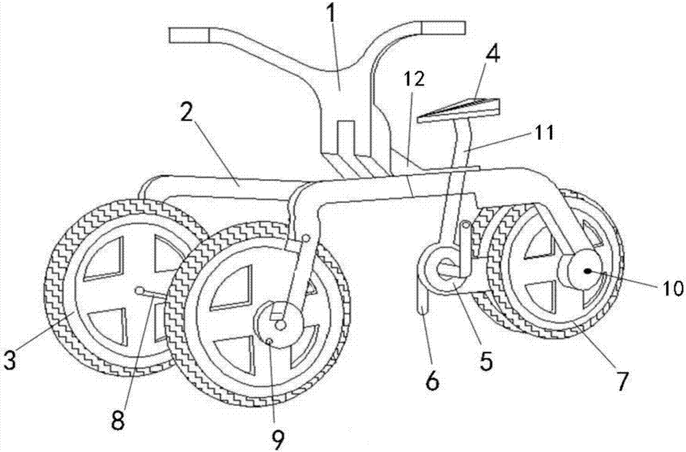 可变轮儿童自行车的制作方法与工艺