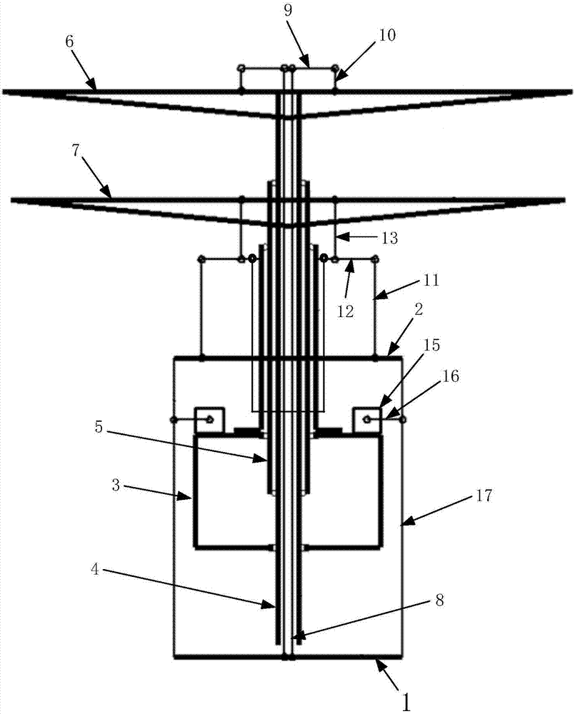 一种上下旋翼倾斜器平行度可变的共轴式直升机操纵系统的制作方法与工艺