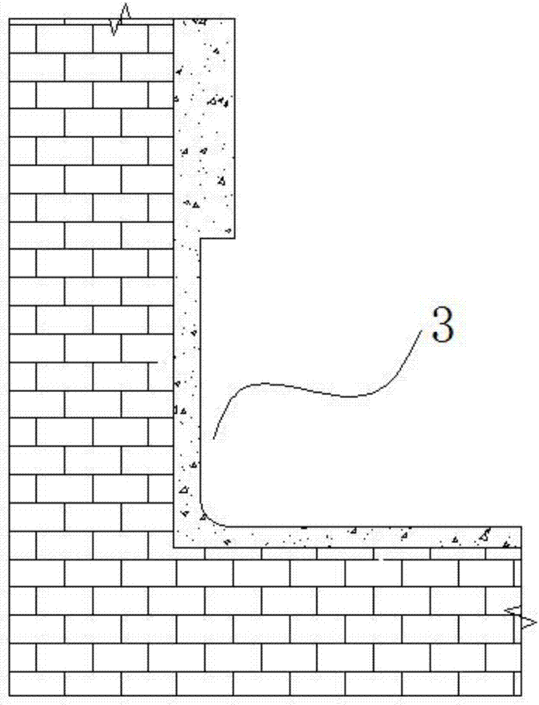 一种墙脚加固与防水构造的制作方法与工艺